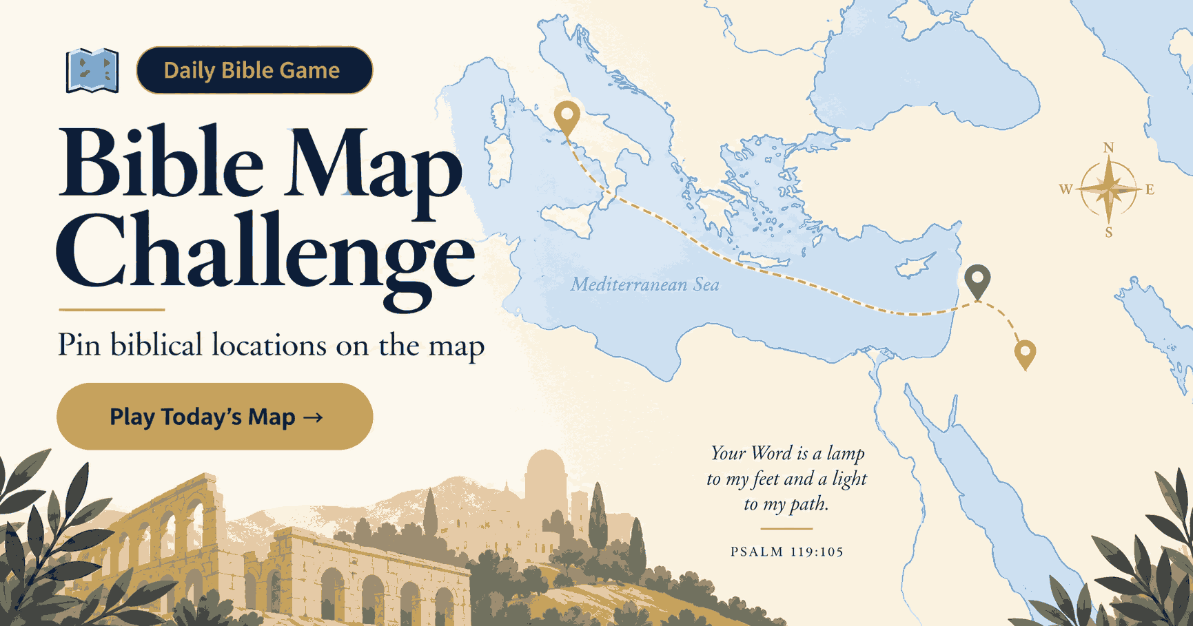 Bible Geography Game: Play the Bible Map Challenge